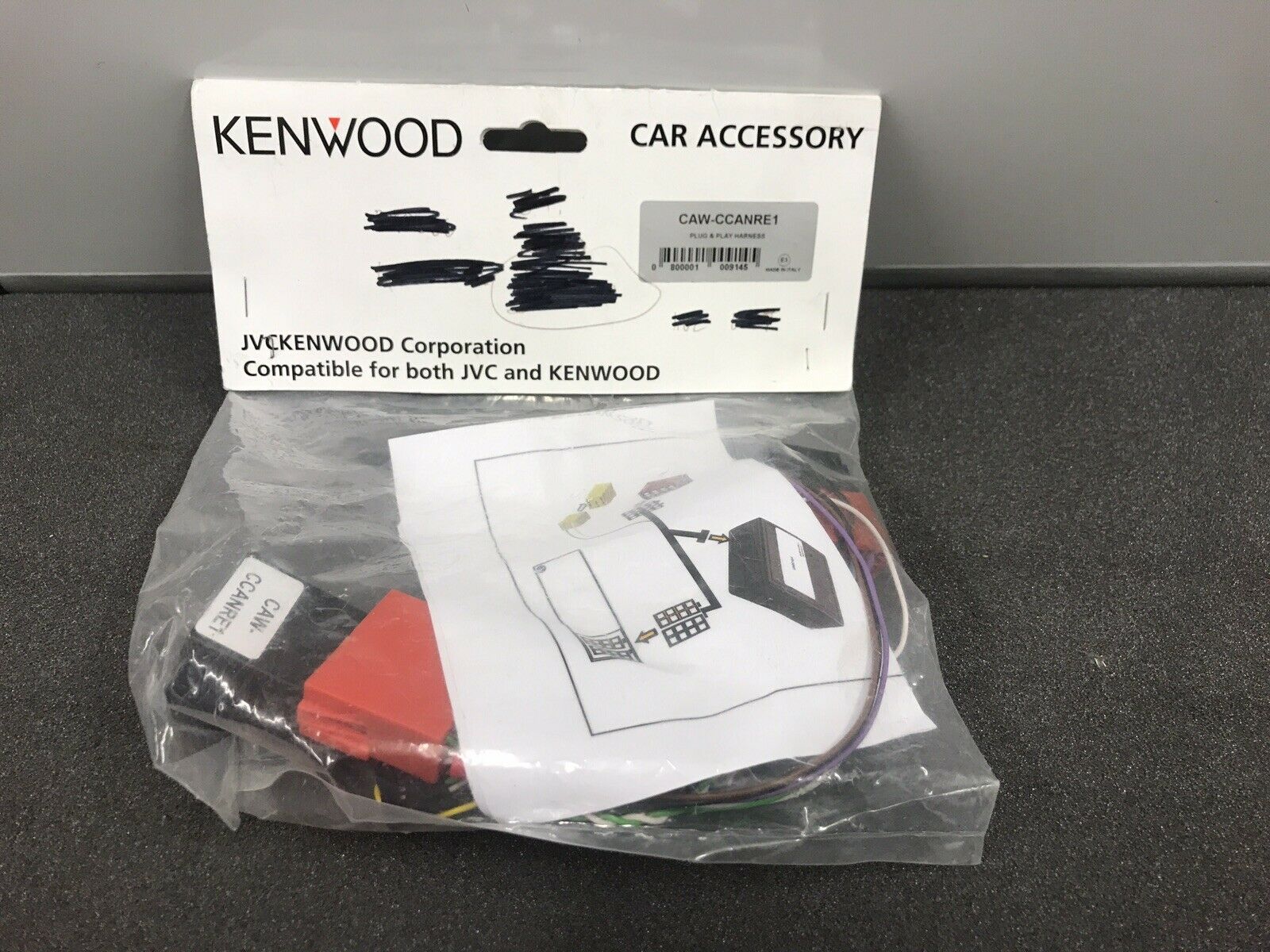 Kenwood Jvc Steering Wheel Commands Remote Control Adaptor Kit Caw-Ccanre1
