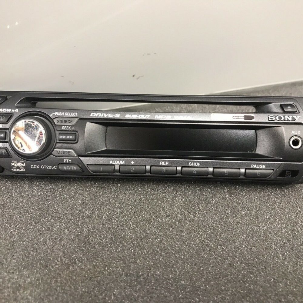 Sony Cdx-Gt225c Xplod Car Radio Stereo Face Front Panel complete Cdxgt225c