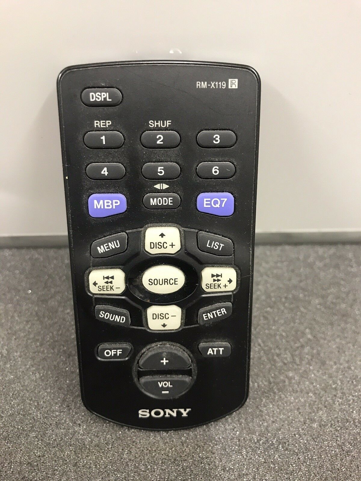 Sony Rm-X119 Old Type Remote control Commander Controller Rmx119 Used