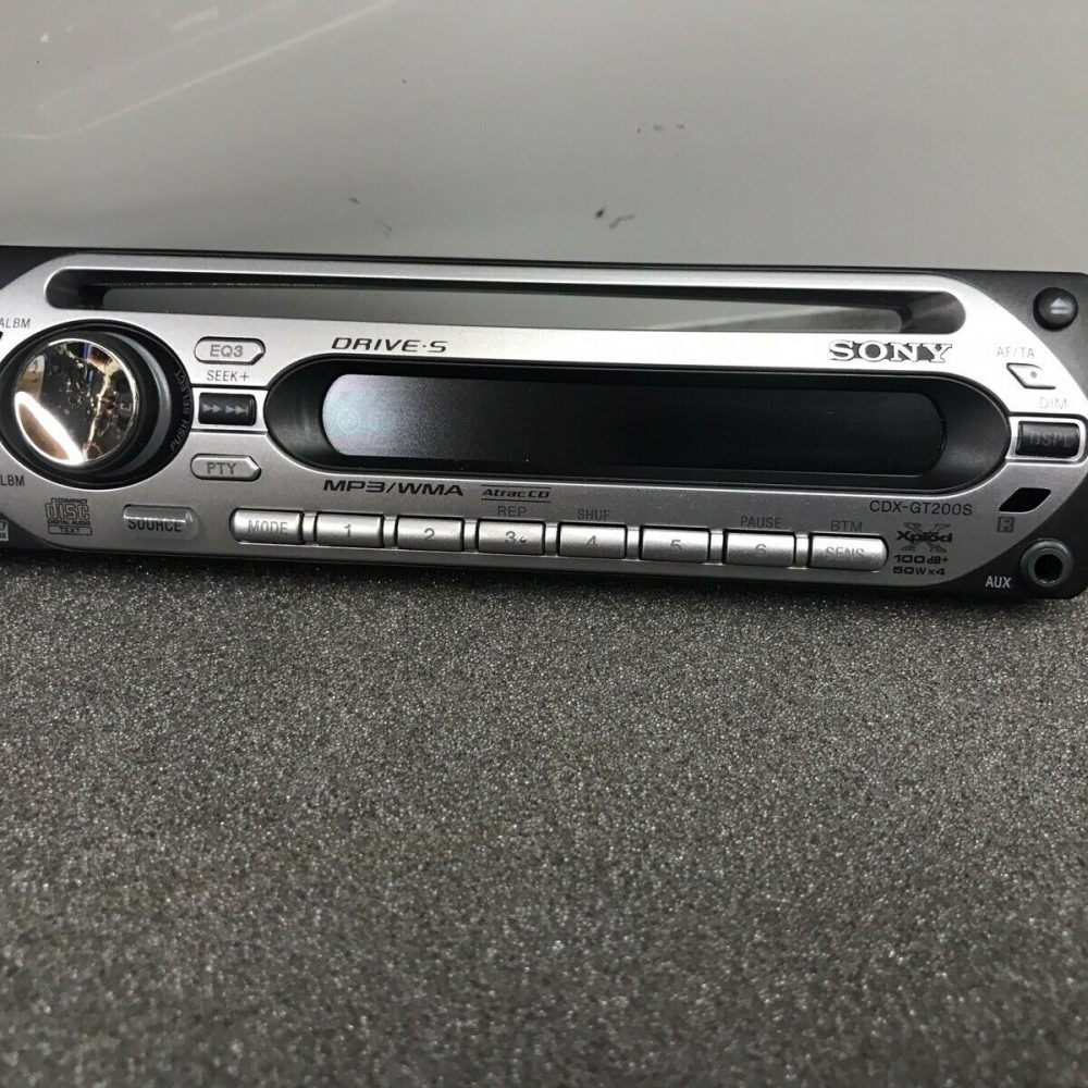 Sony Cdx-Gt200s Xplod Car Radio Stereo Face Front Panel complete Cdxgt200s