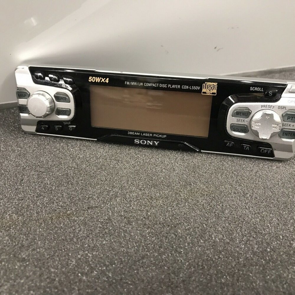 Sony Cdx-L550v Xplod Car Radio Stereo Face Front Panel complete Cdxl550v