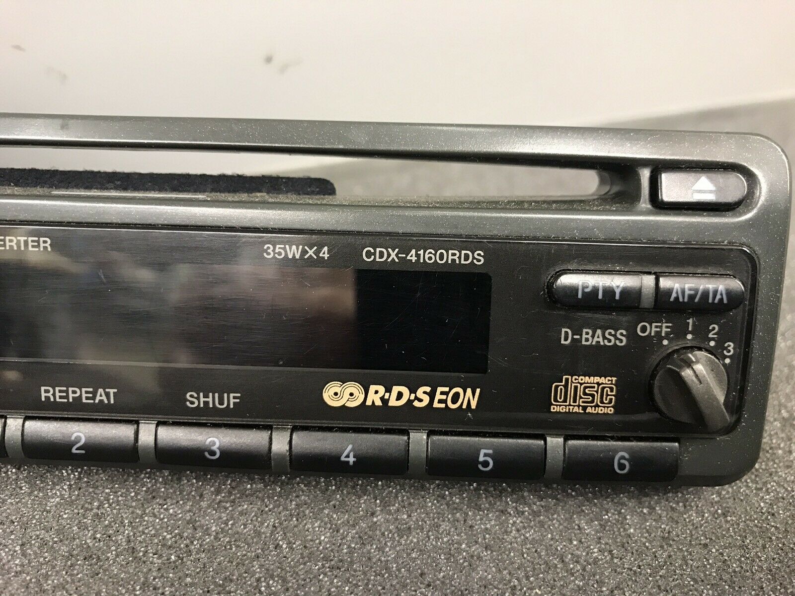 Sony Cdx-4160rds Car Radio Stereo Face Front Panel complete Cdx4160rds