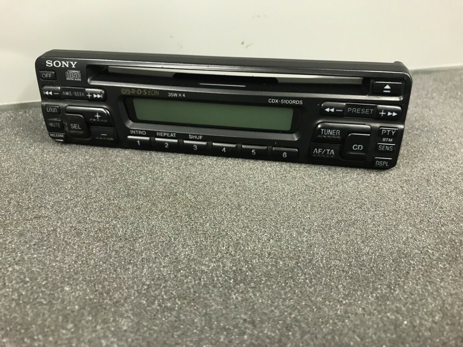 Sony Cdx-5100rds Car Radio Stereo Face Front Panel complete Cdx5100rds