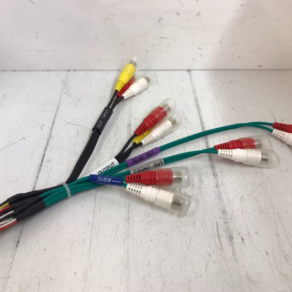 Alpine Ine-W987d Inew987d Pre Out Rca Sub Harness Aux In Out Lead Wiring Loom
