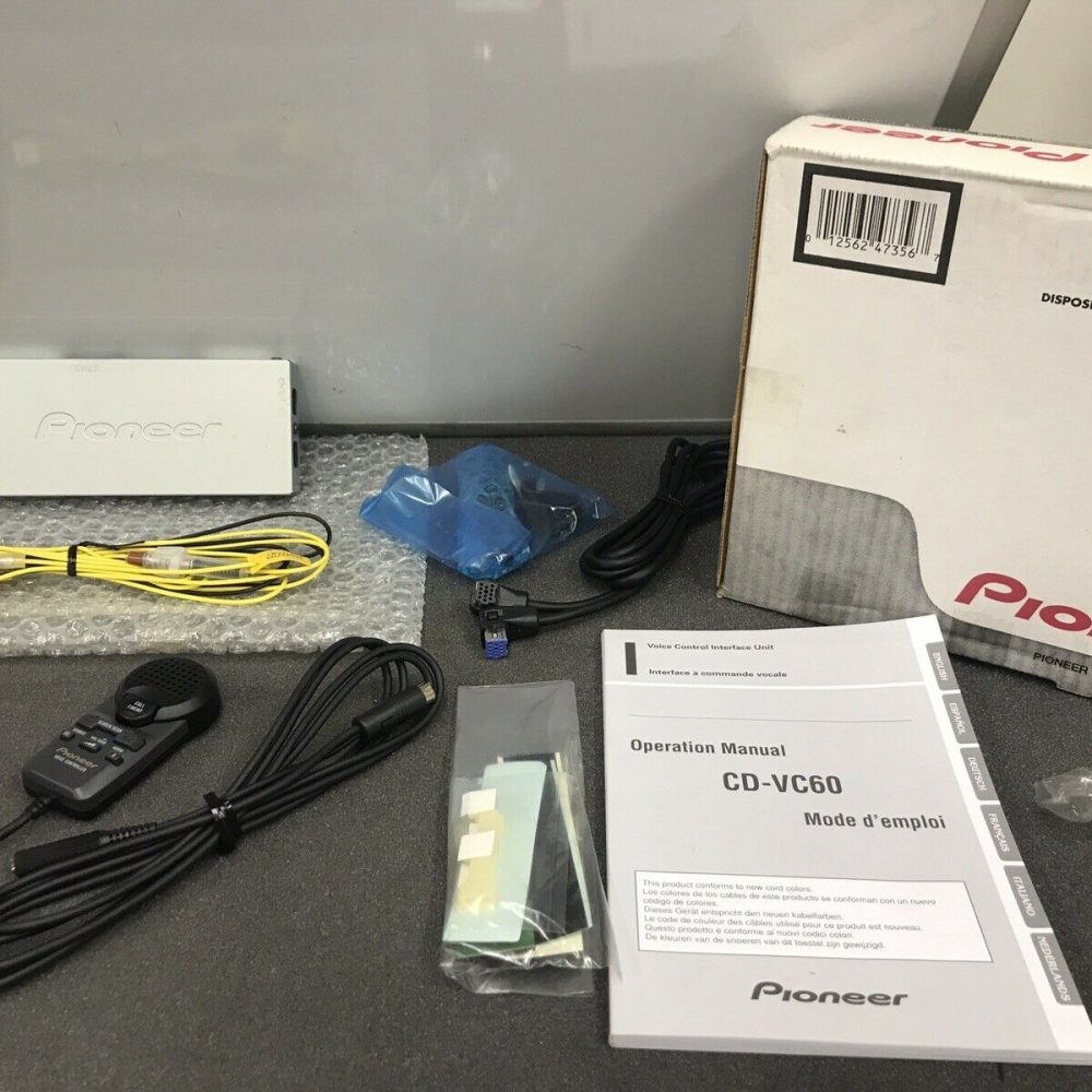 Pioneer Cd-Vc60 Voice Control Interface Unit Component Controller Kit New Set