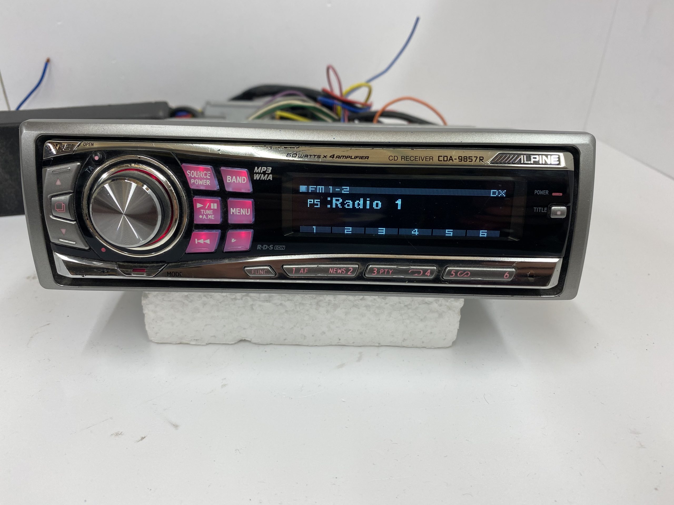 Alpine Car Radio Stereo Cd Mp3 Player Model Cda9857r Oel display JT