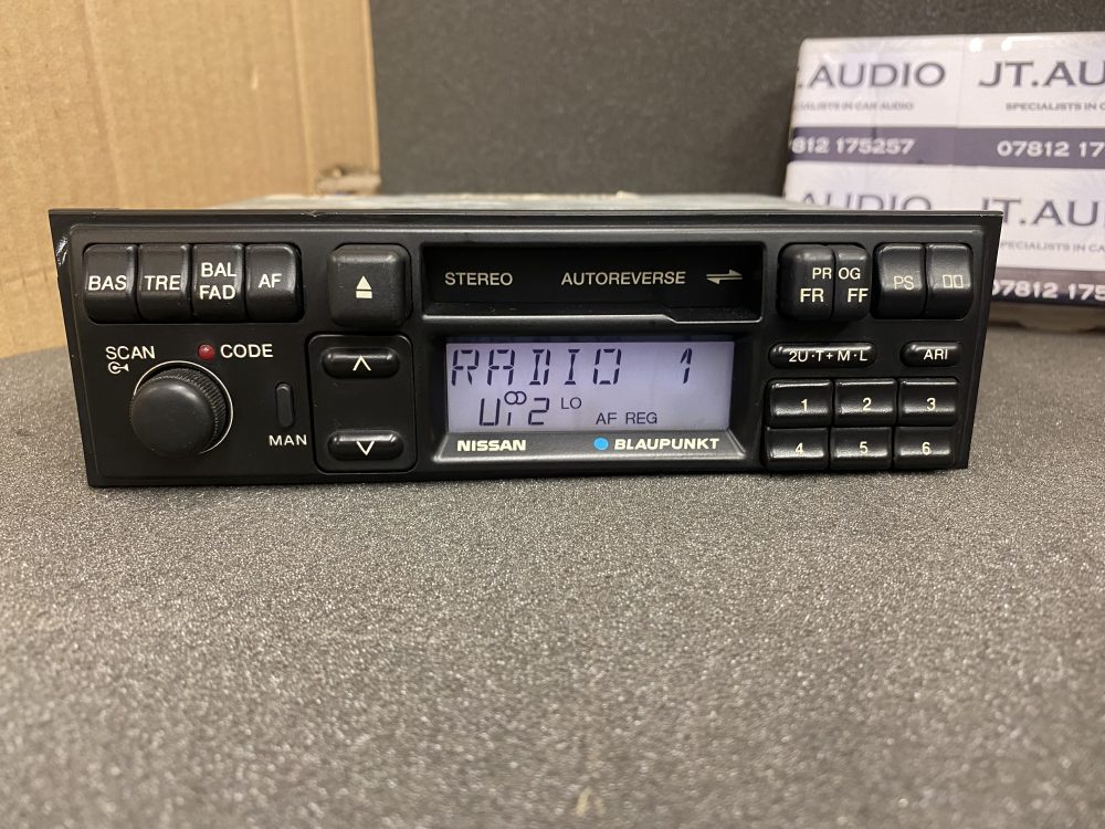 Nissan Blaupunkt old car radio stereo cassette player JT Audio