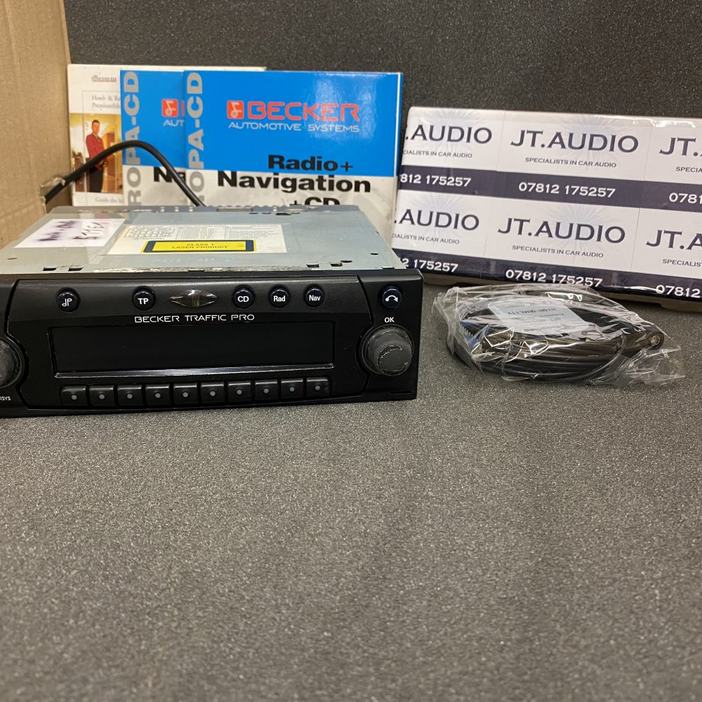 Becker Traffic Pro Be4725 Car Radio Cd Sat Nav Player