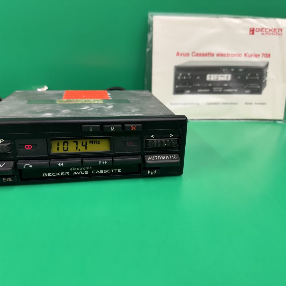 Old Classic Vintage Mercedes Becker Avus Kurier 708 Cassette Player