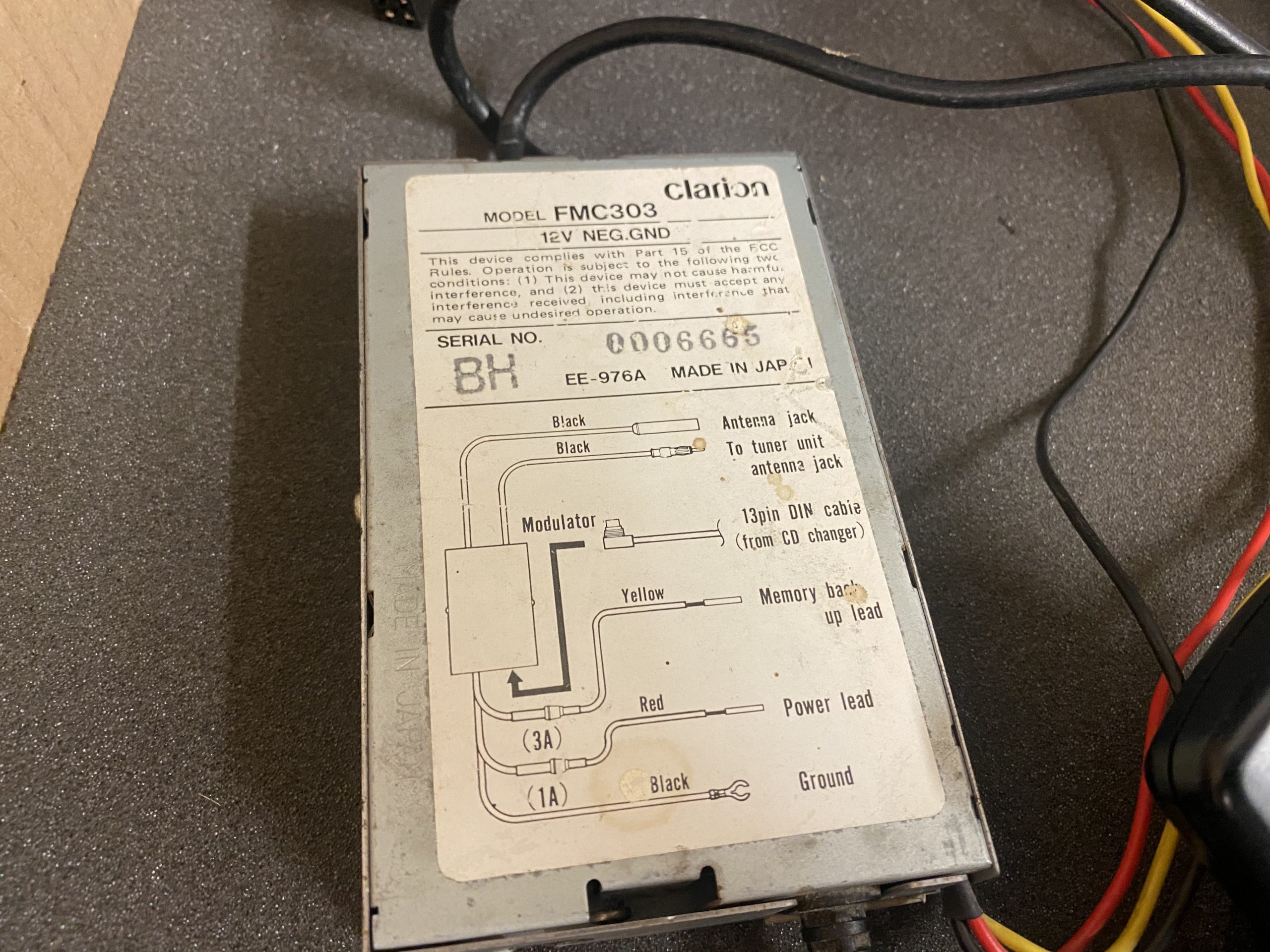 Clarion Fmc303 Rm Modulator kit for 13 pin clarion changers - Image 2