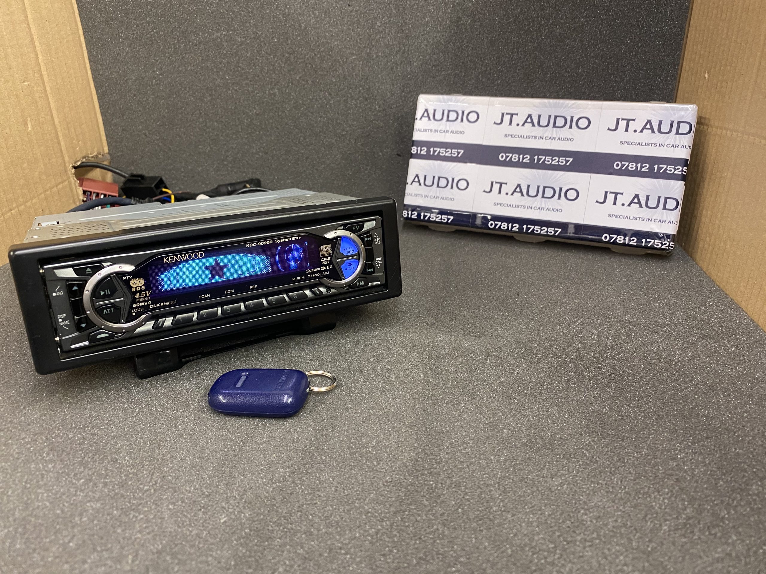 Kenwood Mask Car Radio Stereo Cd Player Kdc9090r rare rop end mask