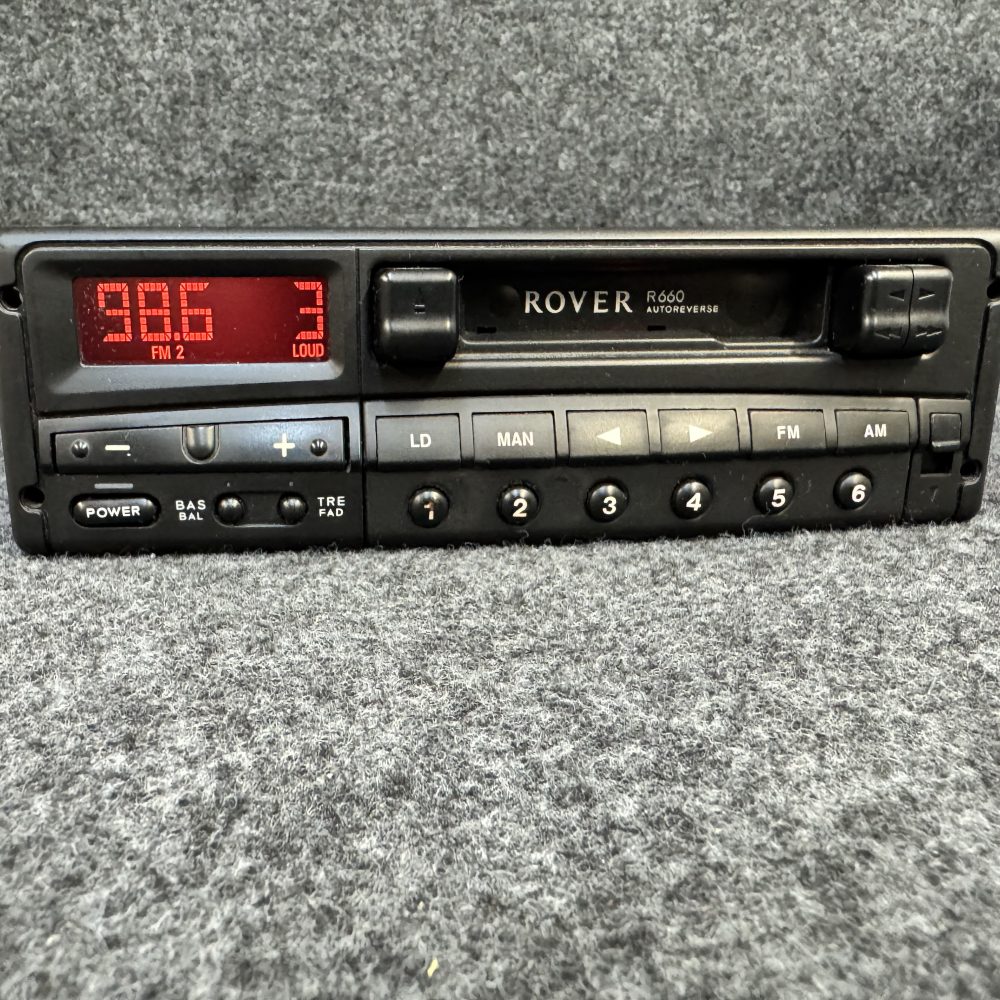 Rover Philips R660 old car radio cassette player with code