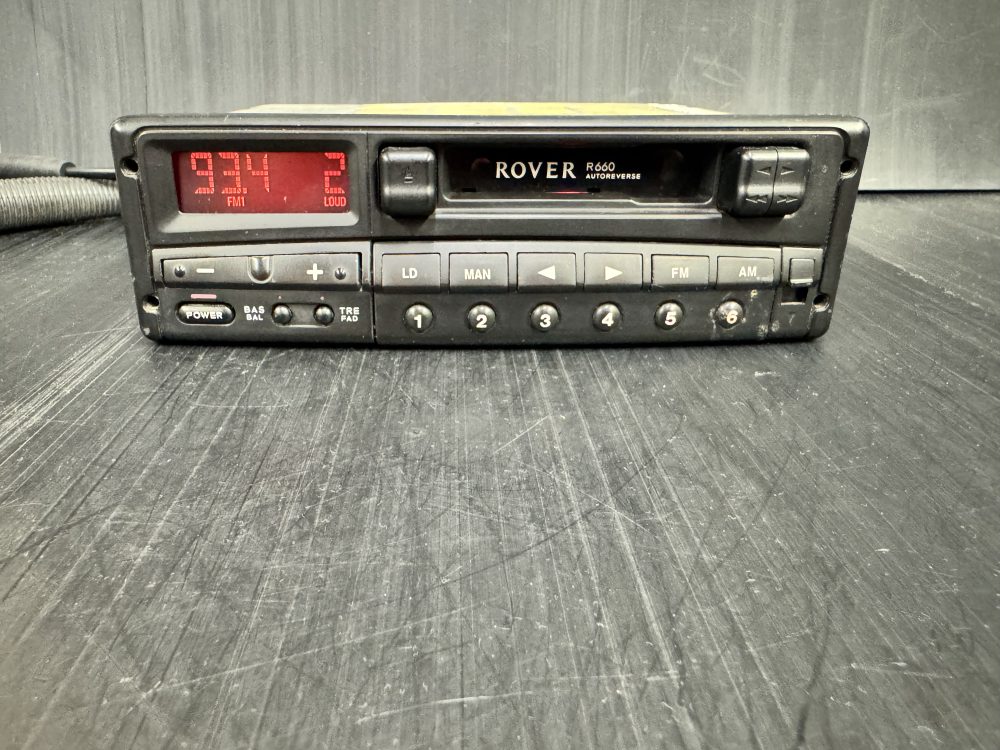 Rover Philips R660 old car radio cassette player with code