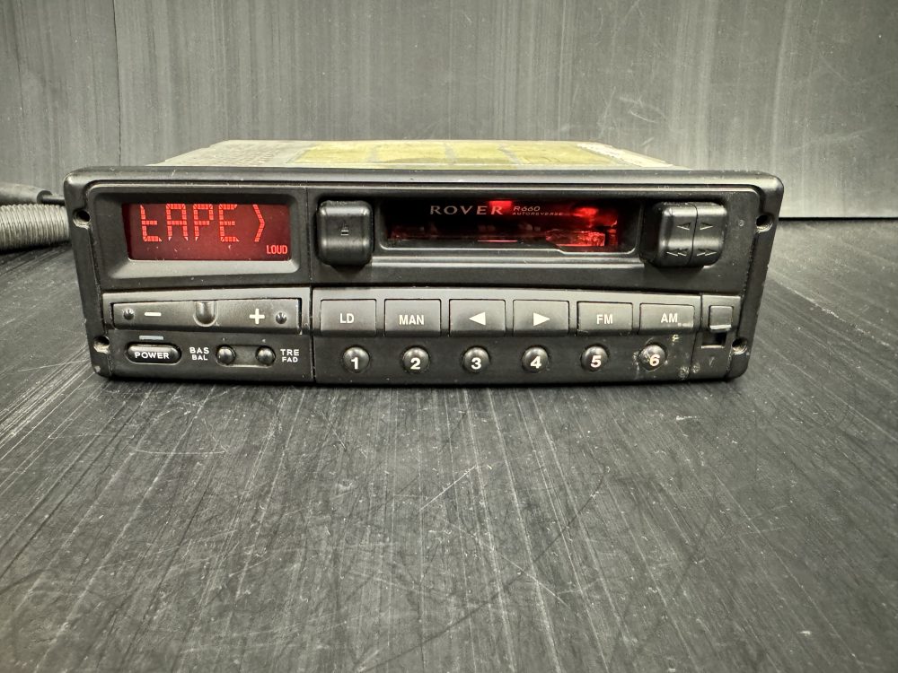 Rover Philips R660 old car radio cassette player with code - Image 3