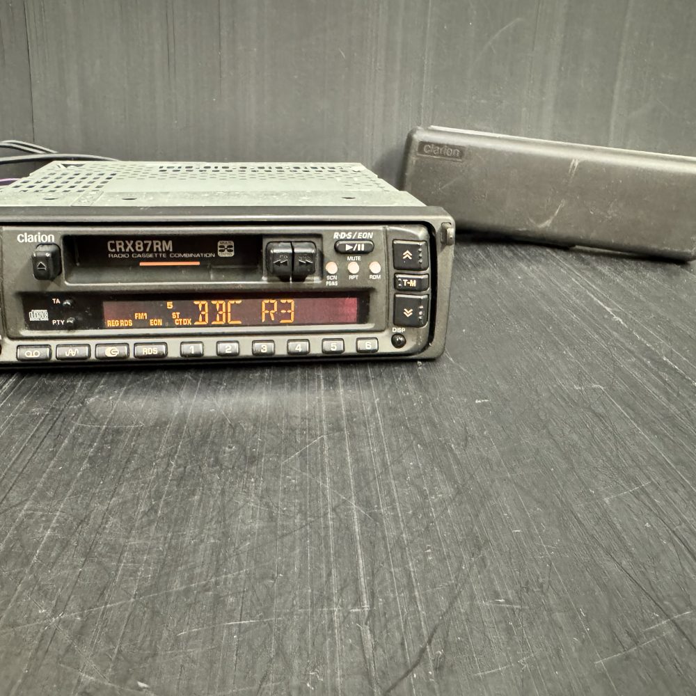 Clarion Crx87 Old Classic Vintage Radio Cassette Player Dual illumination