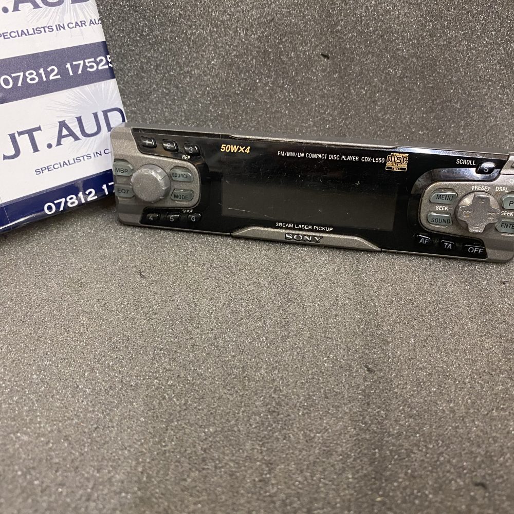 Sony Cdx-L550 Car Radio Stereo Face Front Panel complete Cdxl550