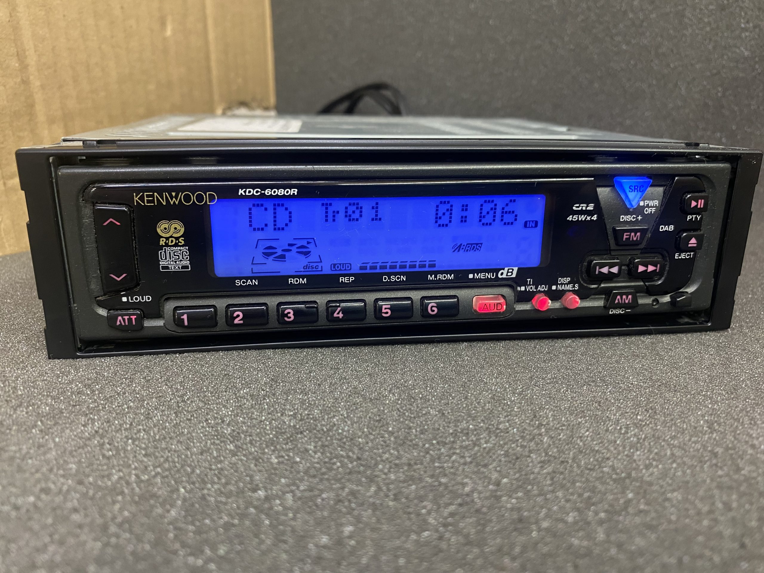 Old Kenwood Mask Car Radio Stereo Cd Player Kdc6080r JT Audio