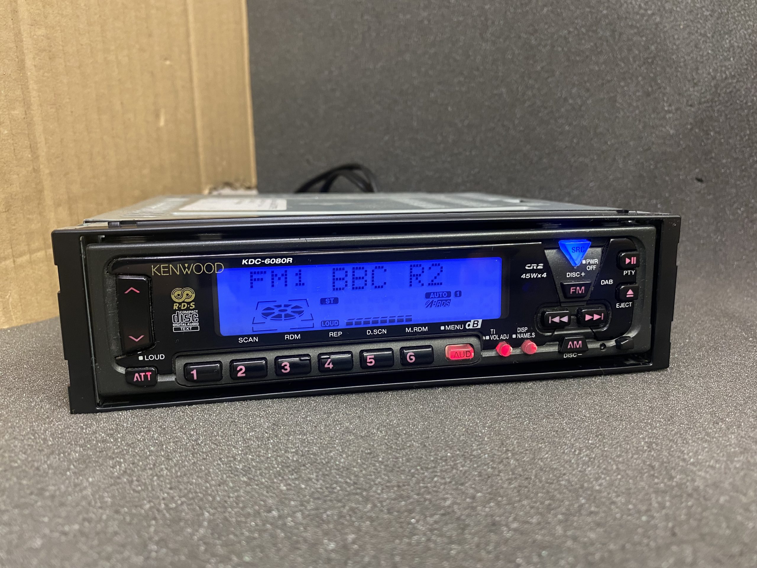 Old Kenwood Mask Car Radio Stereo Cd Player Kdc6080r JT Audio