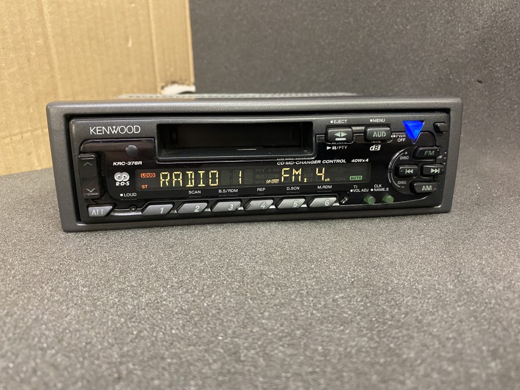 Old Classic Kenwood Car Radio Stereo Cassette Player Model Krc378r Cd