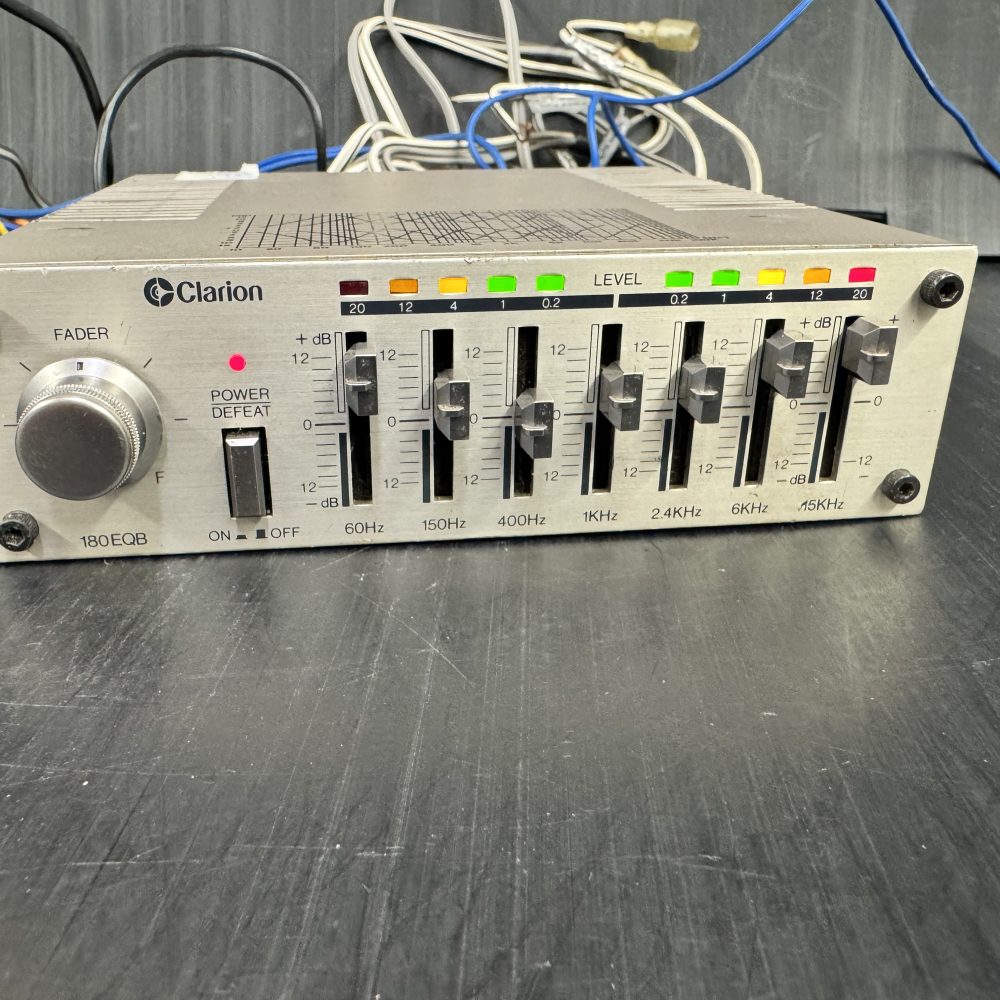 Clarion 7 band graphic equaliser booster 180-eqb