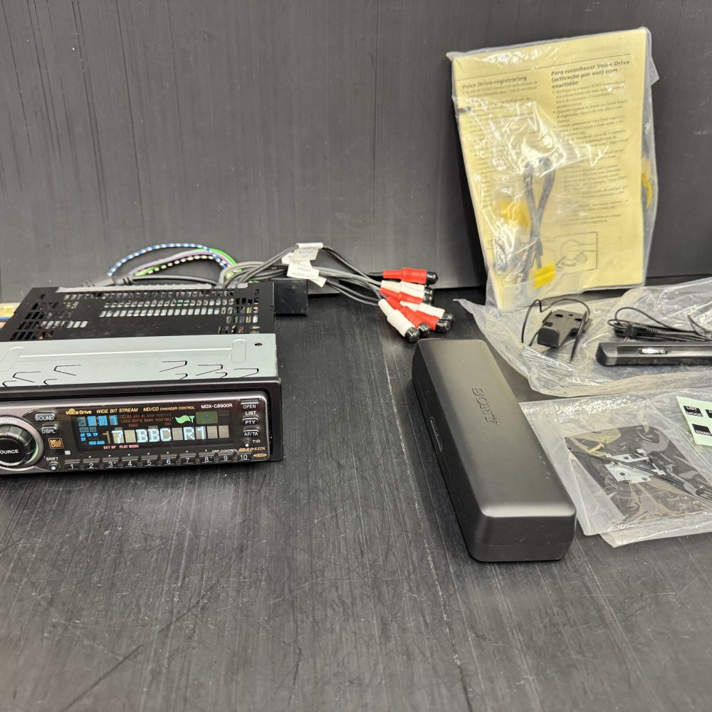 Old Classic Retro Rare Sony Mdx-C8900r Car Radio Stereo Mini-Disc Player