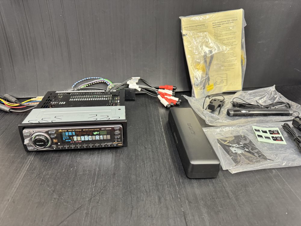 Old Classic Retro Rare Sony Mdx-C8900r Car Radio Stereo Mini-Disc Player