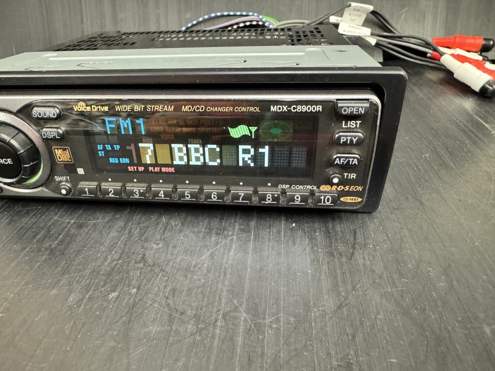 Old Classic Retro Rare Sony Mdx-C8900r Car Radio Stereo Mini-Disc Player - Image 5