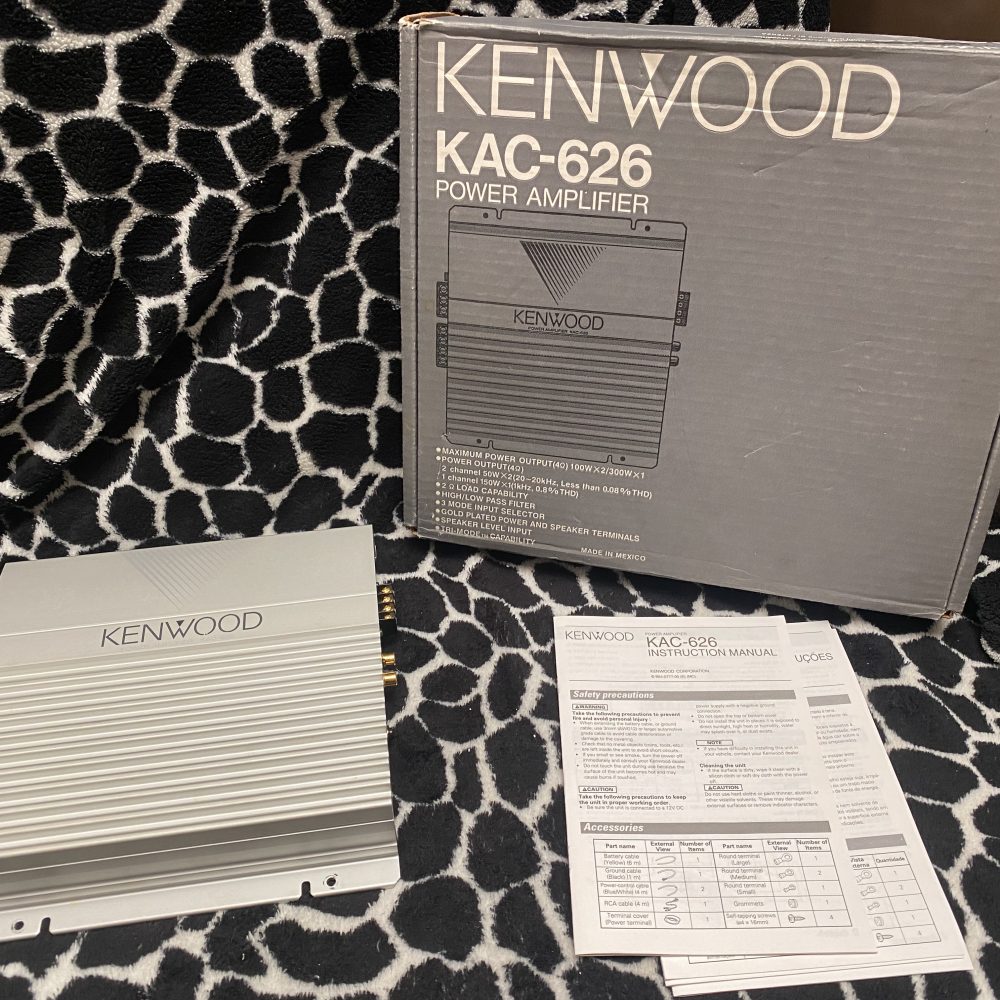 Kenwood Kac-626 amp 2 channel retro amplifier