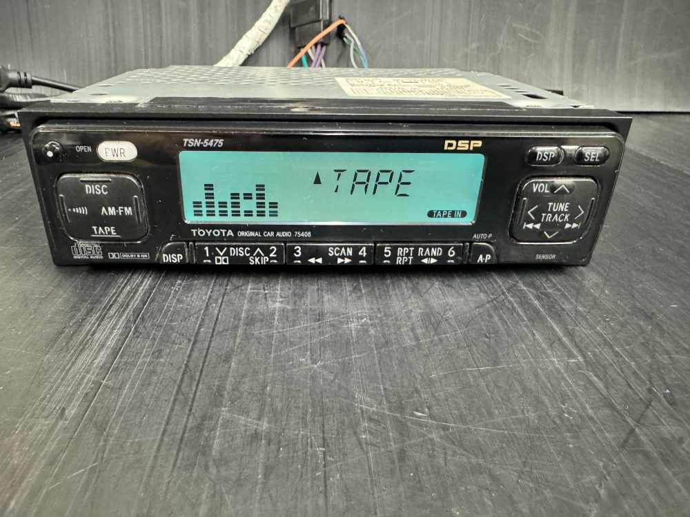 Toyota Tsn-5475 Oem car radio cassette head unit Rare Dsp Japanese Model - Image 4