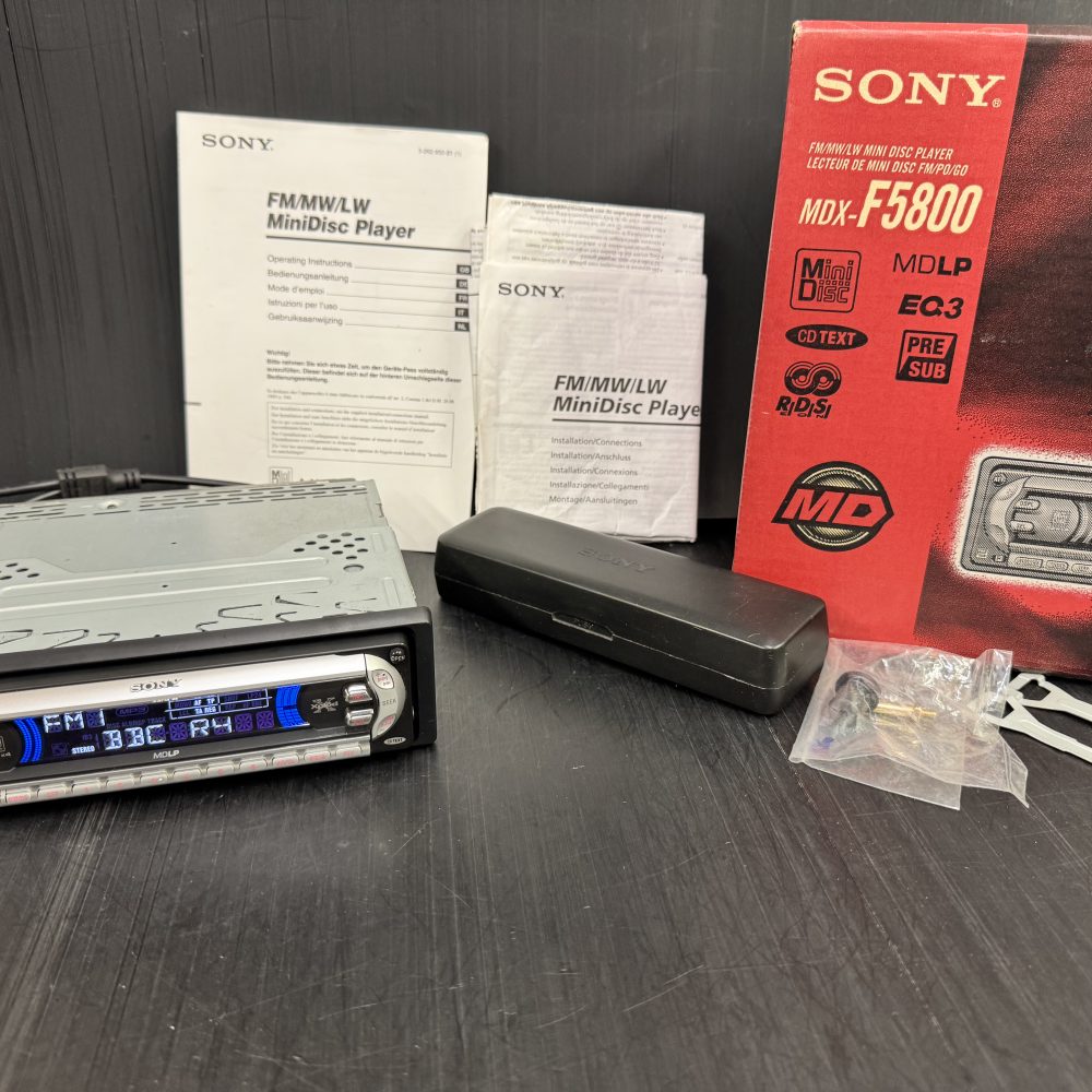 Sony Mdx-F5800 Car Radio Stereo Mdlp Mini-Disc Player boxed