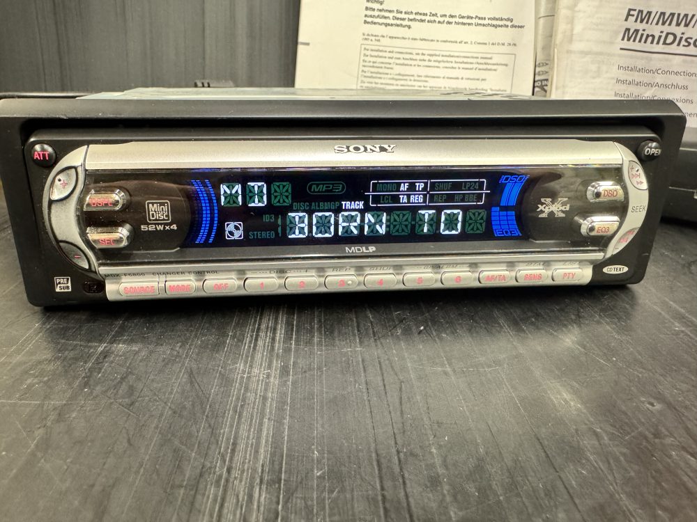 Sony Mdx-F5800 Car Radio Stereo Mdlp Mini-Disc Player boxed - Image 6