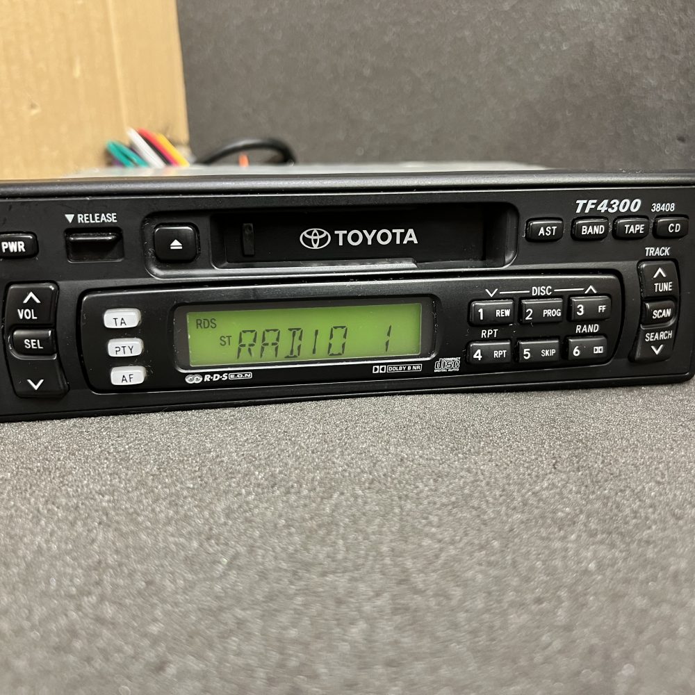 Toyota Tf4300 Oem radio cassette head unit