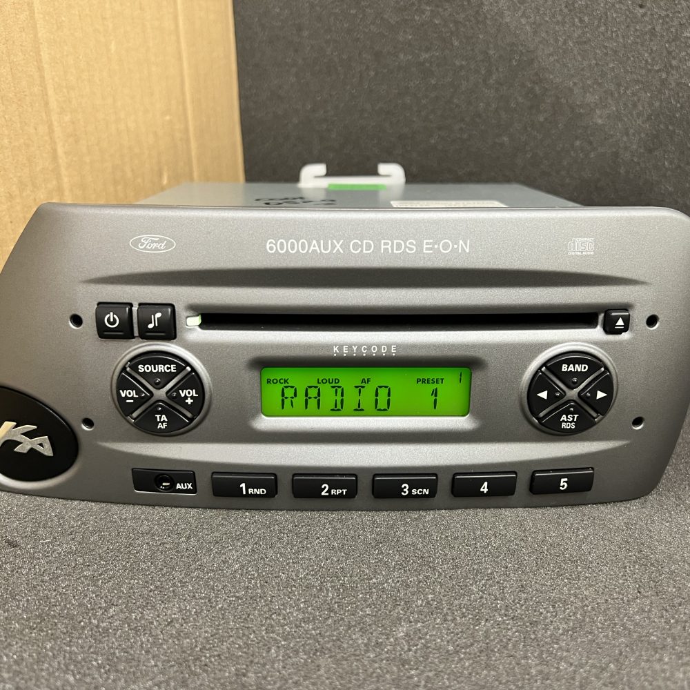 Ford Ka 6000aux Car Radio Stereo CD Mp3 player With code