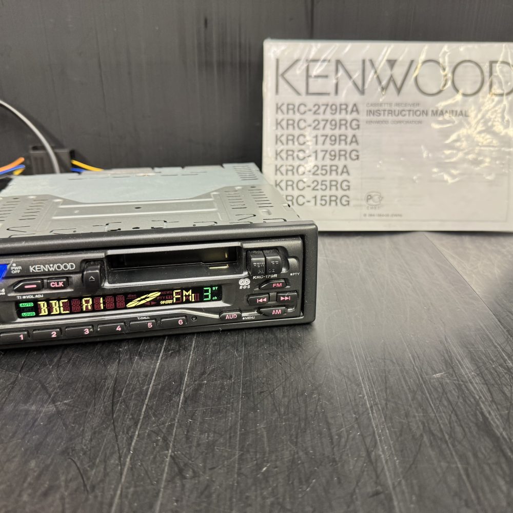 Kenwood 1990s Old Classic Vintage Retro Radio Cassette Player Model Krc-179r