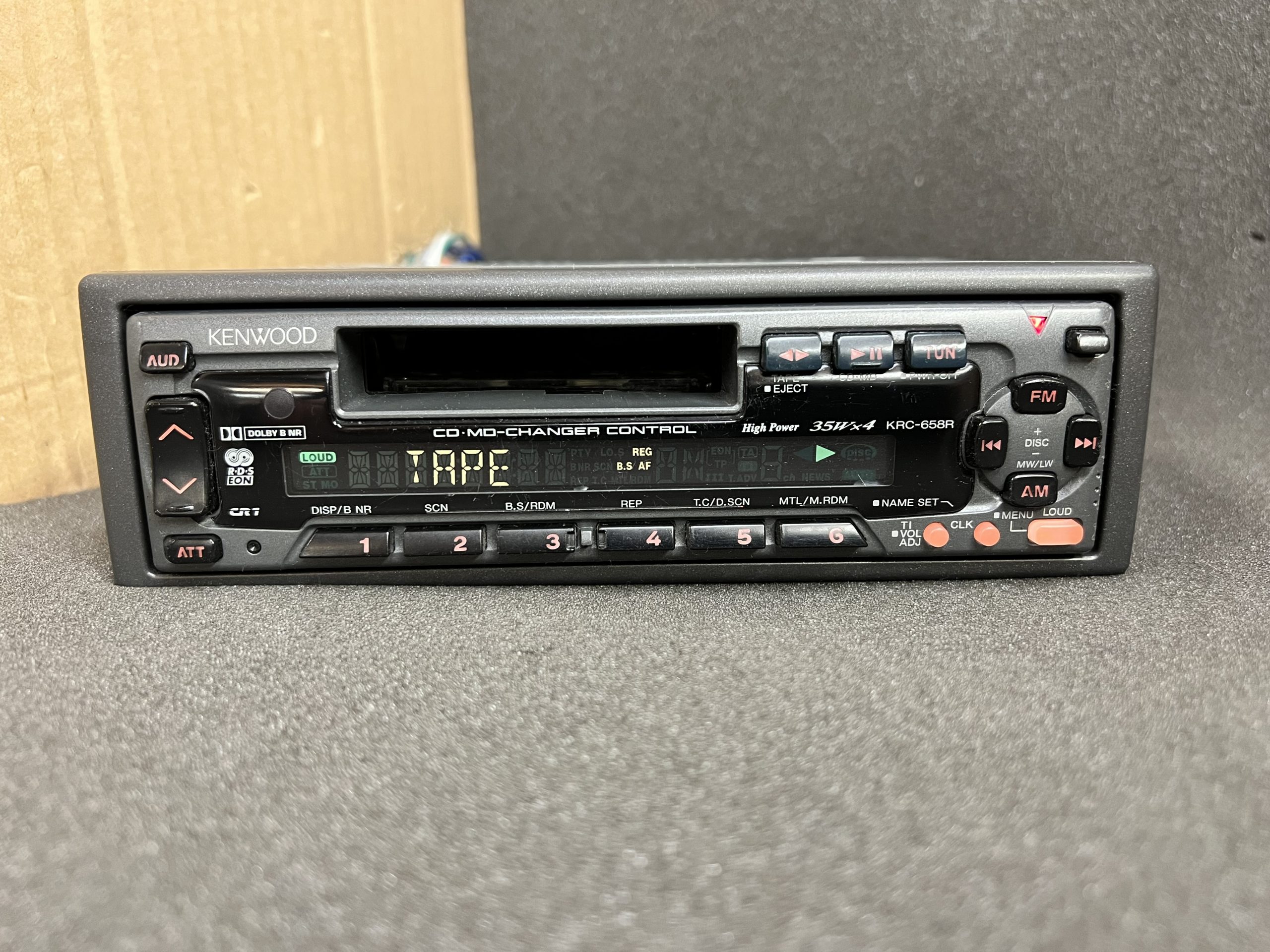 Kenwood Krc658 old car radio cassette player Cd control JT Audio