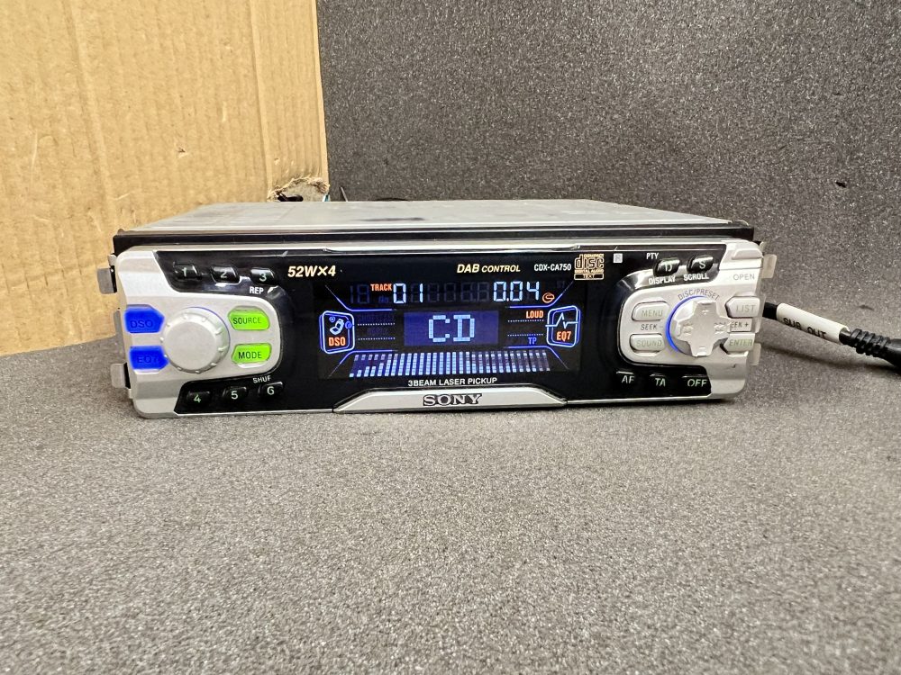Sony Cdx-Ca750  retro CD player Rare Model