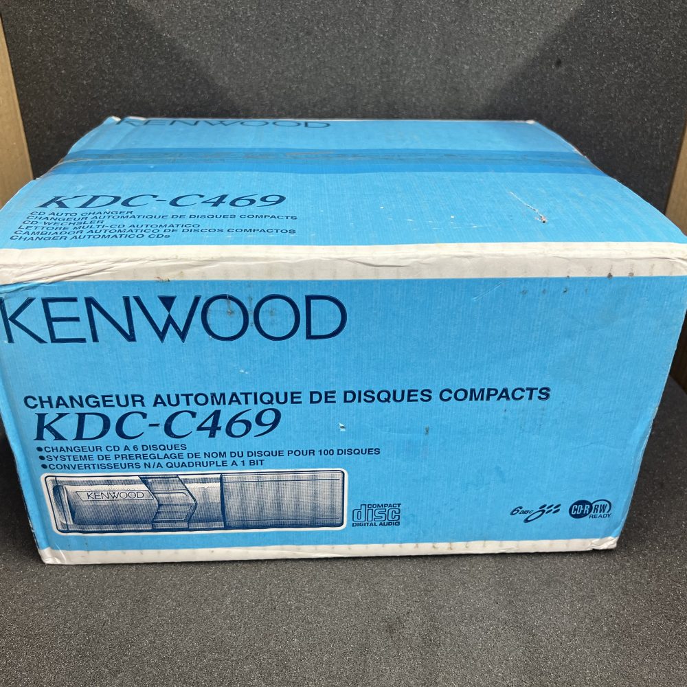 Kenwood Kdc-C469 New old stock 6 disc Cd changer complete boxed