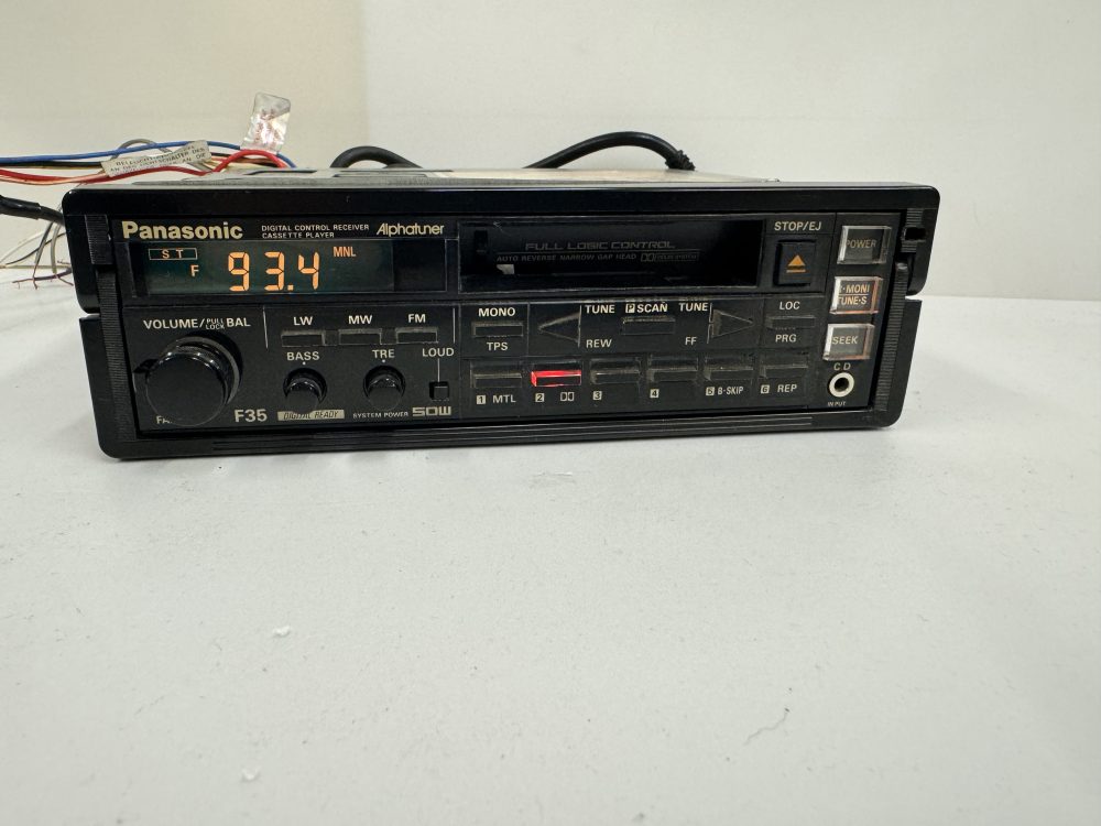 Panasonic F35 Old Vintage Radio Cassette Player high end porsche Etc