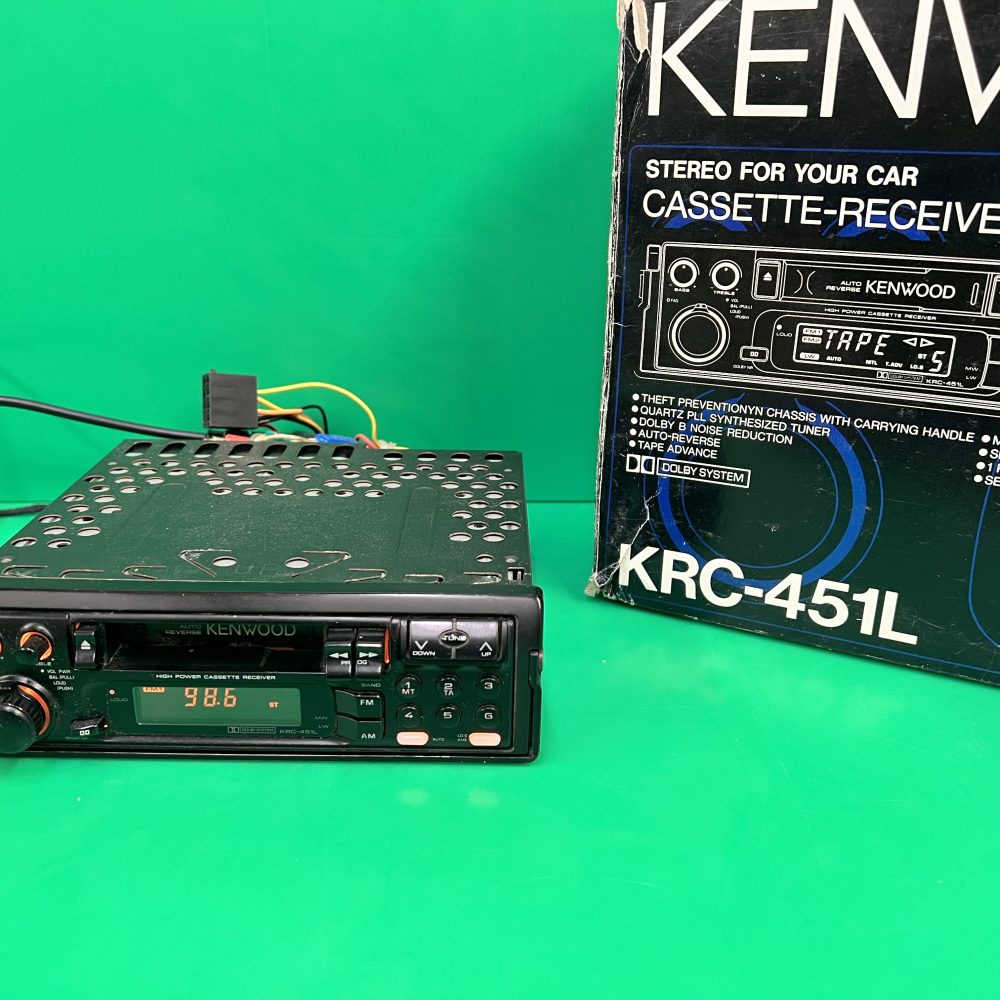 Kenwood Krc-451L old pull out car radio cassette player