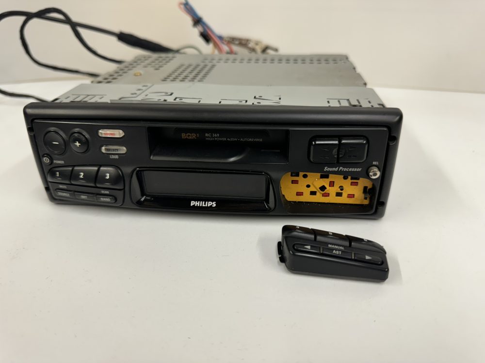 Old Classic Philips Rc348 Car Radio Stereo Cassette Player - Easy to use - Image 4