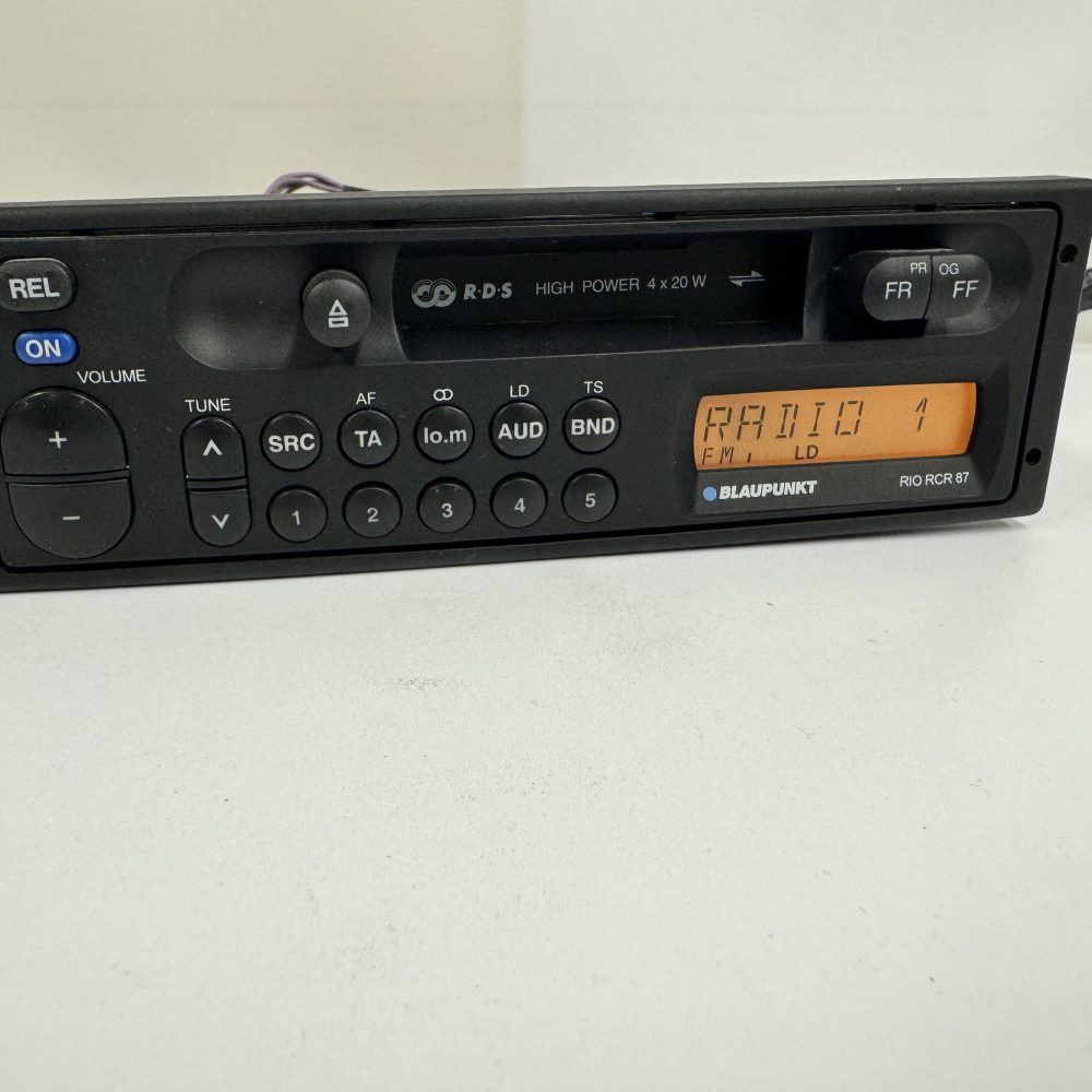 Blaupunkt Rio Rcr 87 old car radio cassette player