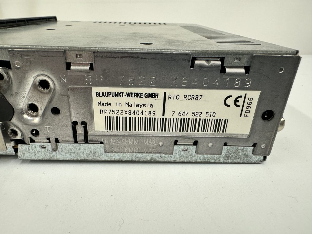 Blaupunkt Rio Rcr 87 old car radio cassette player - Image 3