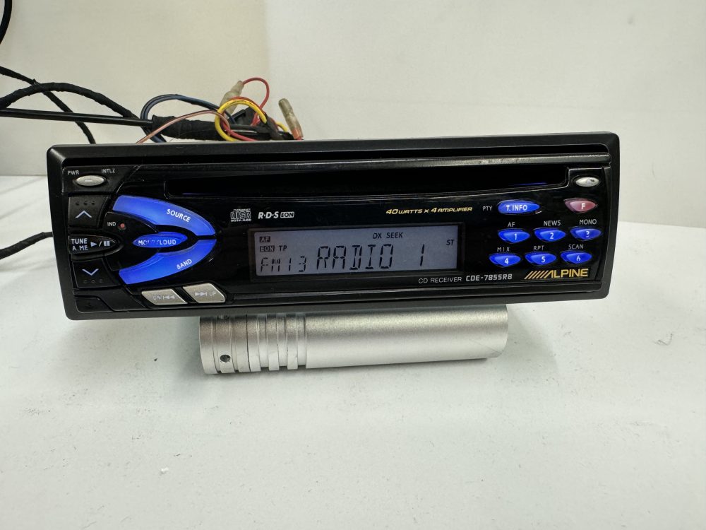 Alpine Car Radio Stereo Cd Player Model Cde-7855rb
