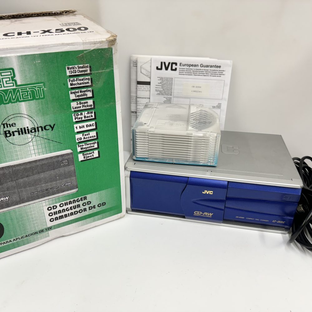 Jvc 12 Disc Add On Car Cd Changer Stacker Shuffler Ch-X500