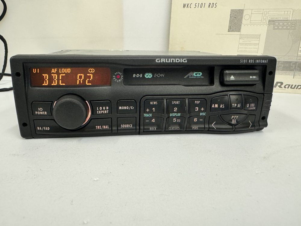 Grundig 5101 Rds Infomat car radio cassette player With changer Control - Image 4