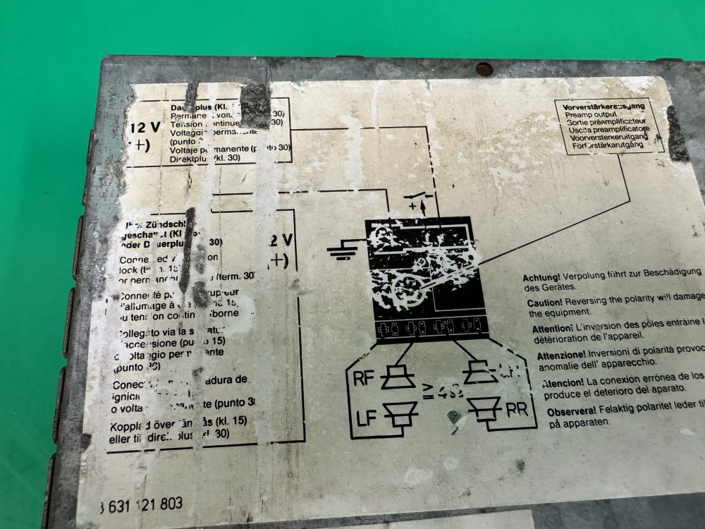 Blaupunkt Toronto SQR 48 old car radio cassette player - Image 6