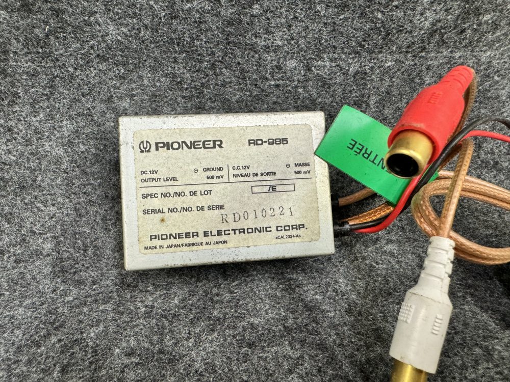 Pioneer Rd-985  Rca In Line Interference Filter Noise Suppressor Wiring - Image 3