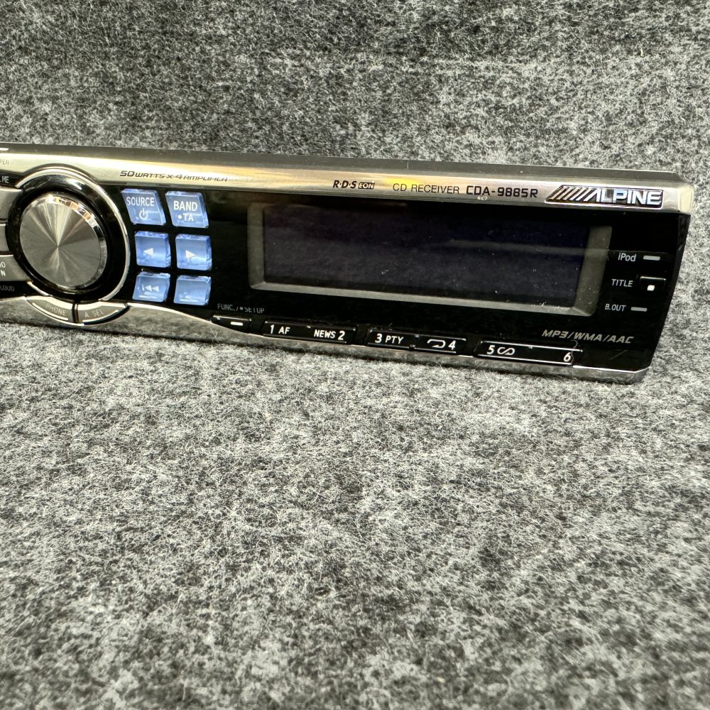 Alpine Cda-9885r complete face front panel only