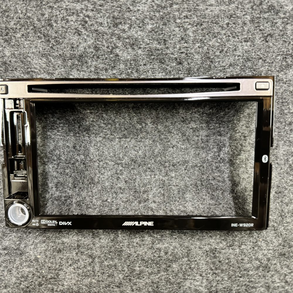 Alpine Ine-W920r Cd Player Front Face Panel Nose Piece Outer Panel Only