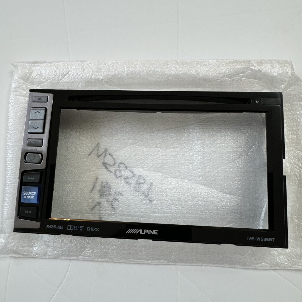 Alpine Ive-W585bt Front Face Panel Nose Piece Outer Panel Only